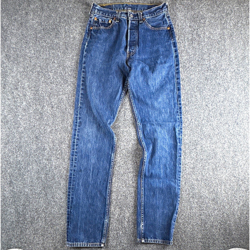 Levi's Vintage 90s High Rise Straight Leg Medium Wash Denim Jeans 100% Cotton
